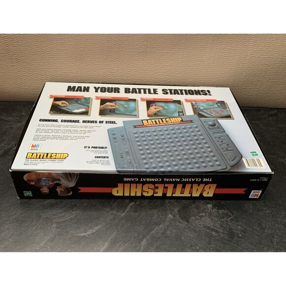 Vintage 1998 Battleship Game The Classic Naval Combat Game Milton Bradley Hasbro - Picture 10 of 14
